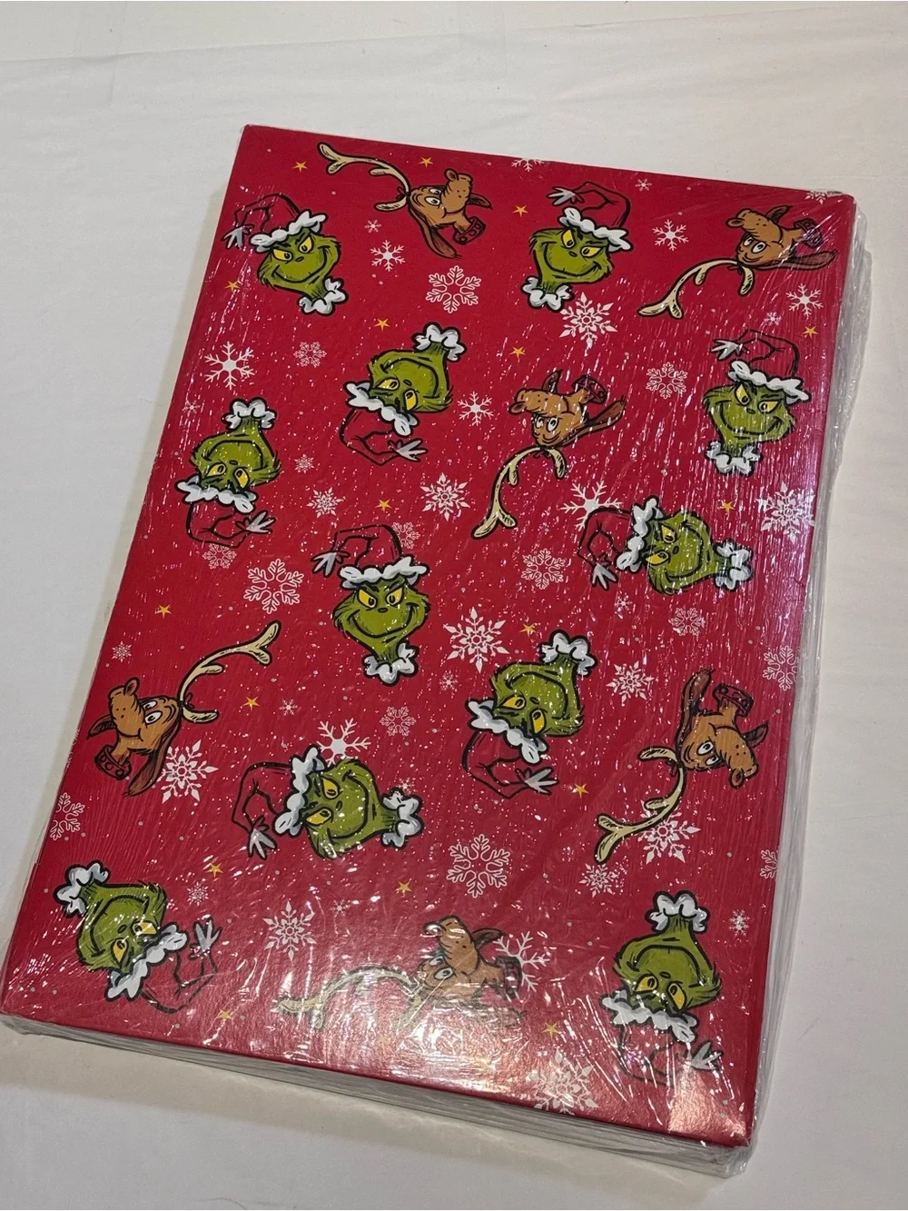 Hallmark Grinch & Max Festive Gift Boxes - Red, Green, White, Brown